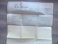 Peckham Surrey Vellum Indenture Land Deed 1865 George to Drabble Wax Seal