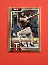 2026 TOPPS SERIES 1 LUKE KEASCHALL GOLD BORDER SP PARALLEL ROOKIE CUP #3 #D/2026
