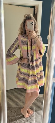 Devotion S 36/38 Tunika Longbluse Hängerchen Kleid Ethno Azteken