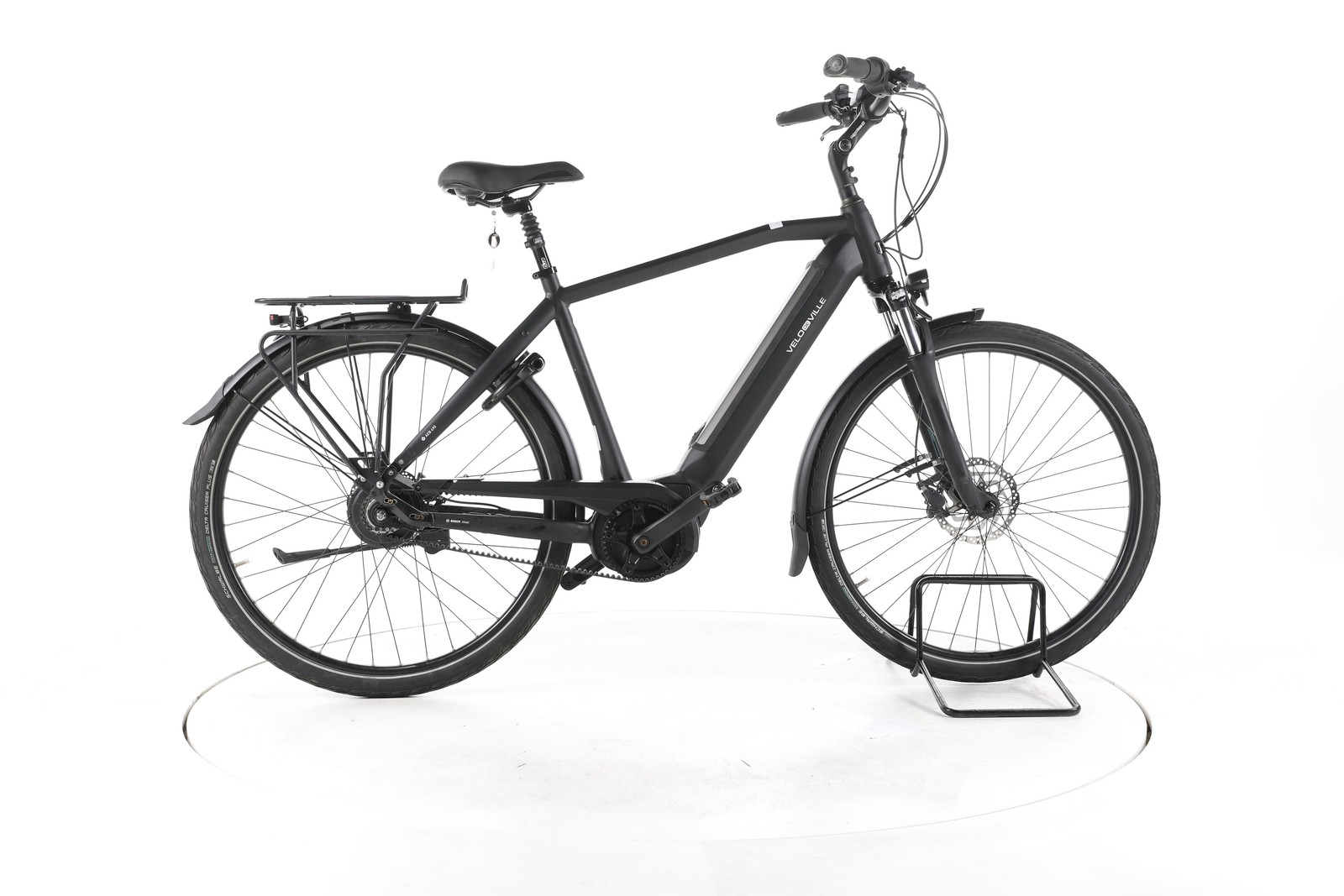 Velo de Ville AEB 490 Vélo électrique de ville Bosch Batterie 500Wh 28" noir Pro