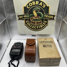 Vintage 1940's General Electric Exposure Meter Light Exposure Photography Camera
