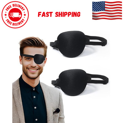 2 Pcs Adjustable Eye Patches Left/Right Lazy Eye Patches for Adults Children