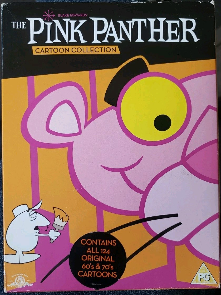 The Pink Panther Complete Cartoon Collection DVD Boxset All Discs Excellent Con