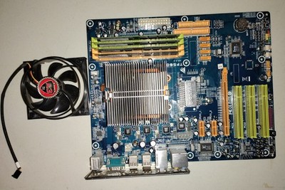 Biostar TF560 A2+ AND AMD Athlon 64 X2 4600 CPU Four 1 Gb Sticks Of Ram AS-IS