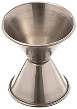 Browne Foodservice 1292 Stainless Steel Jigger, 1 oz x 1-1/2 oz Capacity