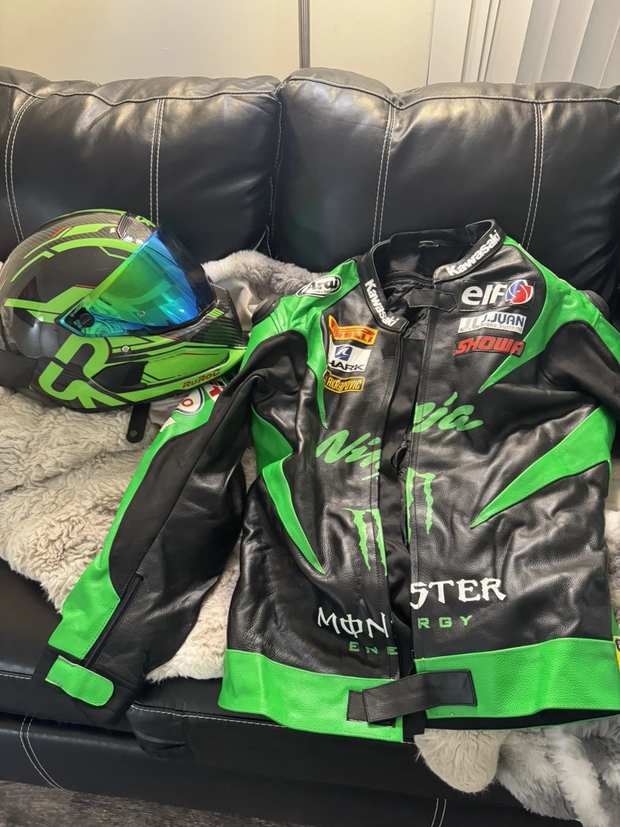 Kawasaki Leather Kawasaki Motorcycle Jackets for sale | eBay
