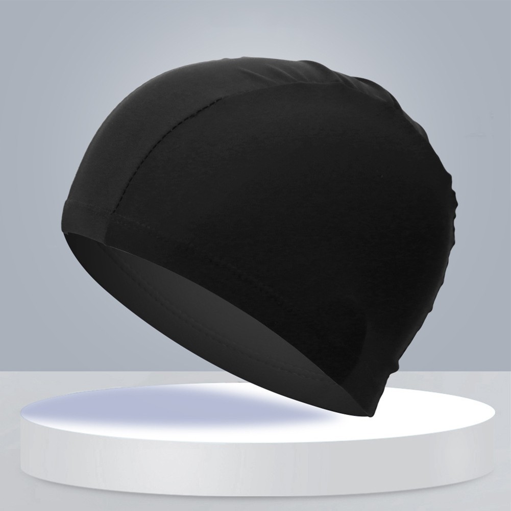 APL Cuffia da bagno unisex adulto tessuto donna elastica uomo moda cappello da bagno tessuto