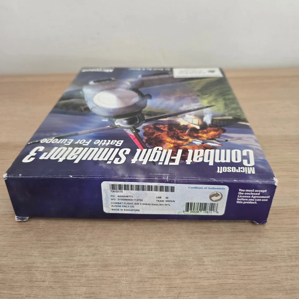 Microsoft Combat Flight Simulator 3: Battle for Europe PC Game 2002 2 CD Big Box - Image 2 of 4