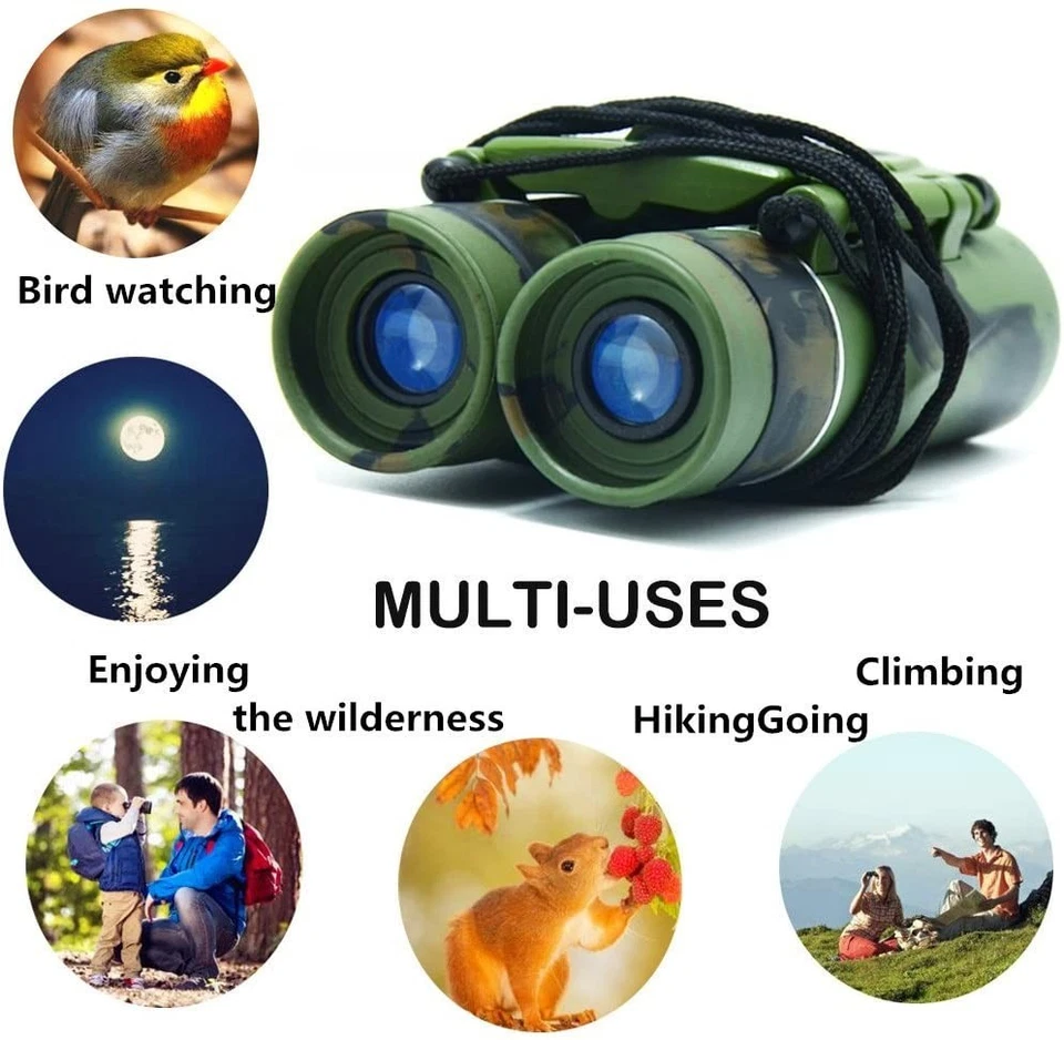 30x60 Small Compact Binoculars for Bird Watching Outdoor Hunting Travel Hiking - Image 4 of 4