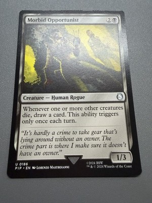Morbid Opportunist U 0186 MTG PIP Fallout Uncommon NM REGULAR