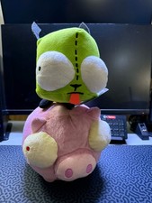 Invader Zim GIR 14  Plush on Pink Pig Piggy SDCC Comic-Con Exclusive