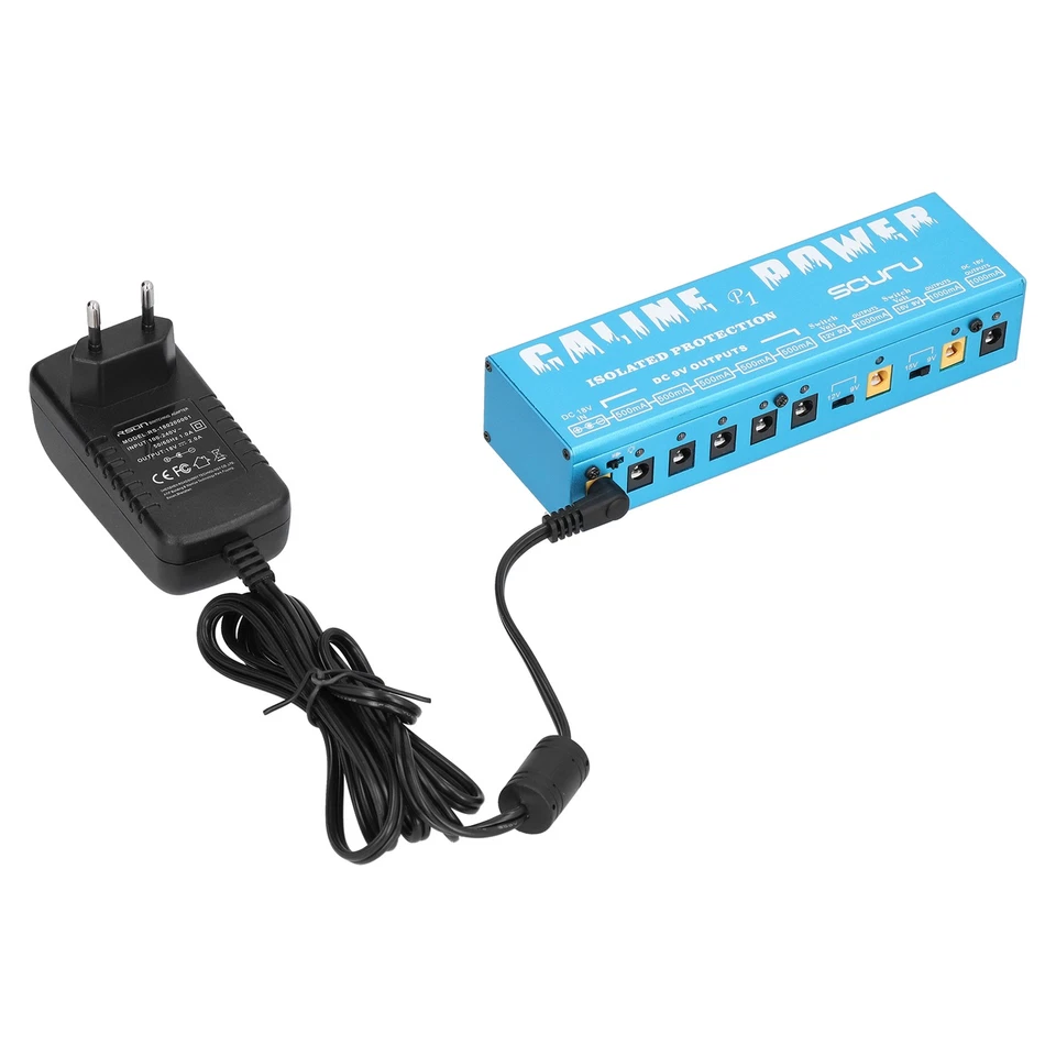 Guitar Effect Pedal 18V 2A 36W 8 Isolated Outlets With LED Power Adapter - Image 2 of 4