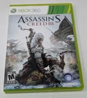Assassin's Creed III (Microsoft Xbox 360, 2012) Complete W/ Manual CIB Tested!