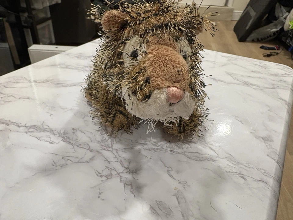 Webkinz Ganz Tiger 6” Plush Fuzzy Brown Black Striped NO CODE - Image 2 of 4