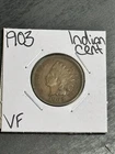 1903 Indian Head Cent Penny VF Very Fine Coin (Raw14859)
