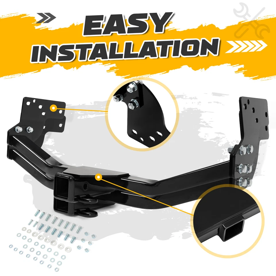 Kit de remolque de parachoques trasero de 2" receptor enganche de remolque clase 3 para Mazda CX-9 2007-2015 Foto 4 de 4