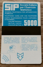 SCHEDA TELEFONICA SIDA PROTOTIPI E PROVE 5005 NUOVA PERFETTA