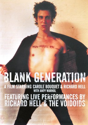 BLANK GENERATION NEW DVD