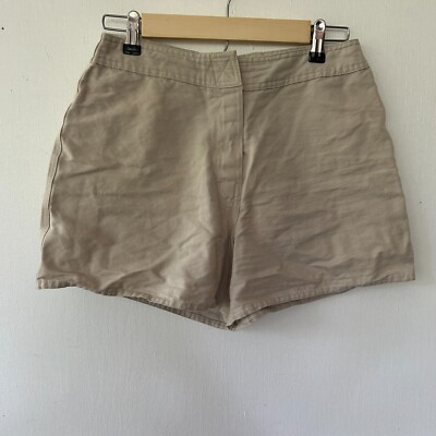 Decathlon Khaki Shorts Womens Large Hook and Loop Closure Preppy Gorpcore