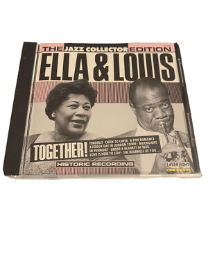 ELLA & LOUIS  TOGETHER  CD * THE JAZZ COLLECTOR EDITION*HISTORIC RECORDING 