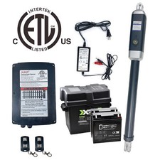 ALEKO ETL Listed Back Up Kit Gate Opener for Single Swing Gates up to 880 lb
