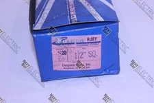 Congress Ruby Polishing Stones Red 100 Grit 1/2" .5 Square