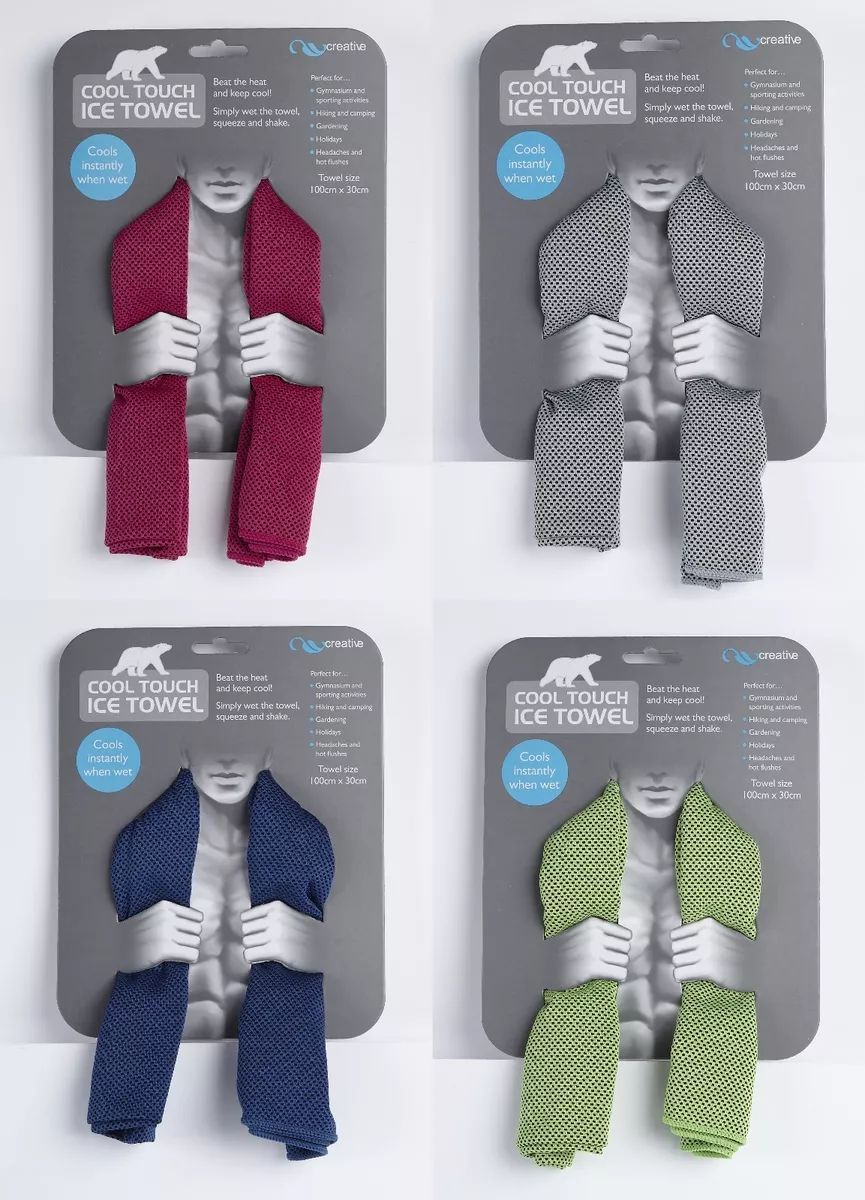 Cool Touch Ice Towel Cools Instantly When Wet