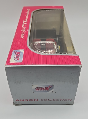 1:18 Anson Metal Series 1963 Black Ford Thunderbird Die Cast Metal Neu in OVP - Bild 6 von 10