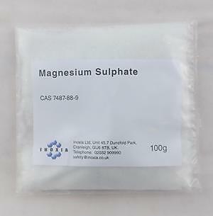 Polvo grueso de sulfato de magnesio, 100g. (Sales de Epsom, sal amarga) - Zdjęcie 2 z 2