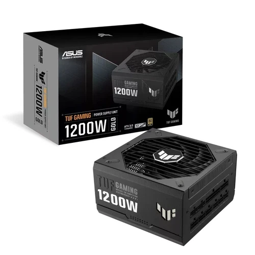 ASUS TUF GAMING 1200W Gold Unit 20+4 pin ATX 1 x 135mm Fan Power supply - Black