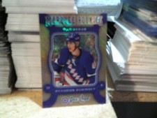 2007-08 O-PEE-CHEE MARQUEE ROOKIES SILVER VER- RANGERS- # 573- BRANDON DUBINSKY