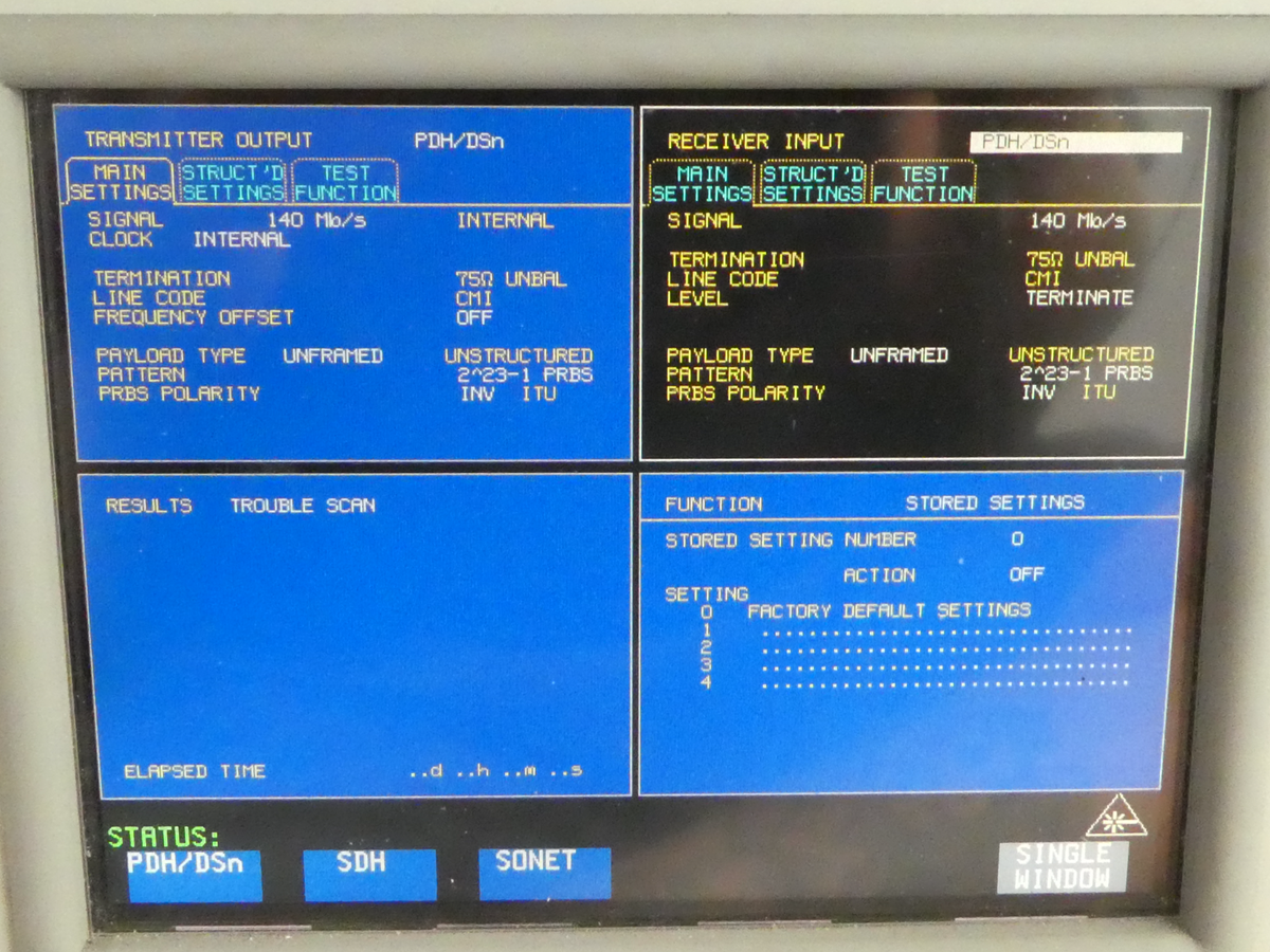 Agilent 37718A OmniBER 718 Communications Performance Agilent 37718A OmniBER 718 Communications Performance