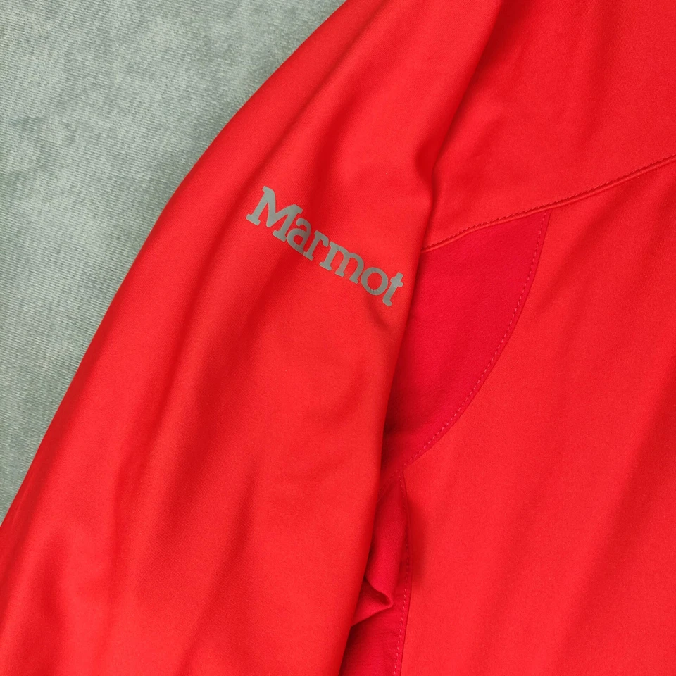 Marmot Gore Windstopper® Jacket Mens Large Red Full Zip Windproof Softshell - Image 3 of 4