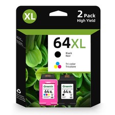 64-XL 64 Ink Cartridge for HP 64XL ENVY 6255 7130 7132 7155 7164 7830 7855 7858