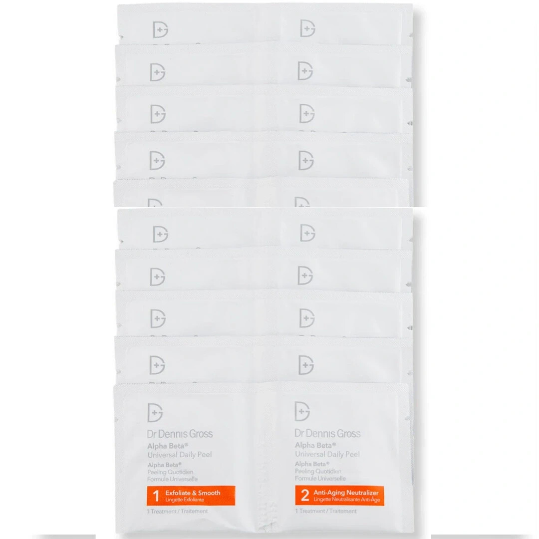 Dr Dennis Gross Alpha Beta Universal Daily Peels 10 Treatments 2 Step EXP 06/27