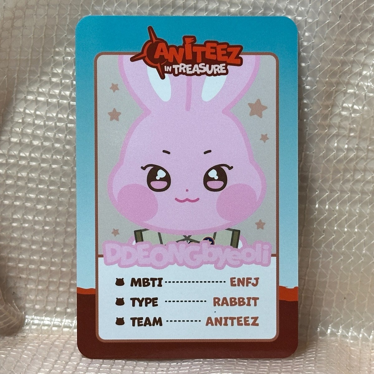 DDEONGbyeoli Seong Hwa Trading Card Photocard Ateez Pop-Up Aniteez