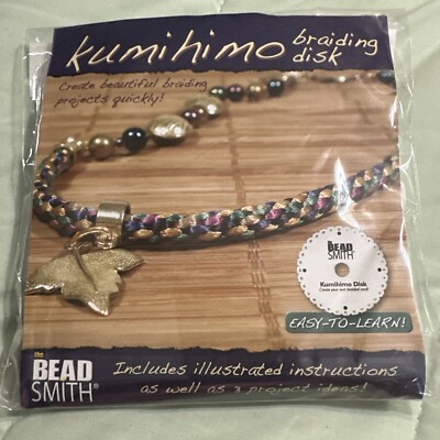 Beadsmith Kumihimo Braiding Disk New in Sealed Package (w/ instructions)