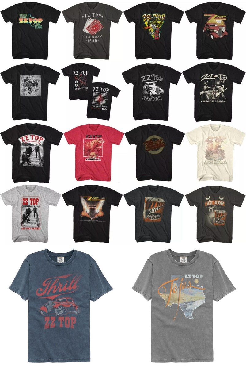 ミュージシャン sold out Pre-Sell ZZ Top Music Licensed T-shirt | eBay