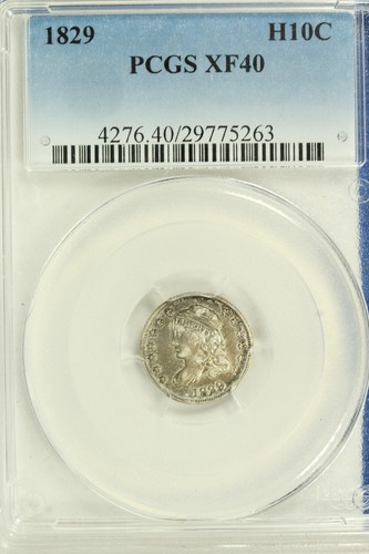 1829 Capped Bust Half Dime : PCGS XF40
