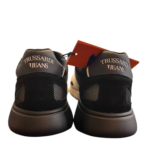 TRUSSARDI JEANS 77A00189 RUNNER MESH LOGO Sport shoes sneaker US Size 8 EU 41 - Picture 4 of 8