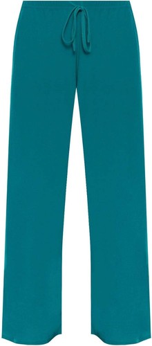 New Ladies Plus Size Palazzo Trousers Womens Baggy Flared Wide Leg Pants - Picture 7 of 34