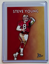 Steve Young Limited Edition Artist Signed San Francisco 49ers Trading Card 6/10
