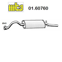 Silenziator Hintere MTS FüR Fiat 131 DS 4426657 MTS
