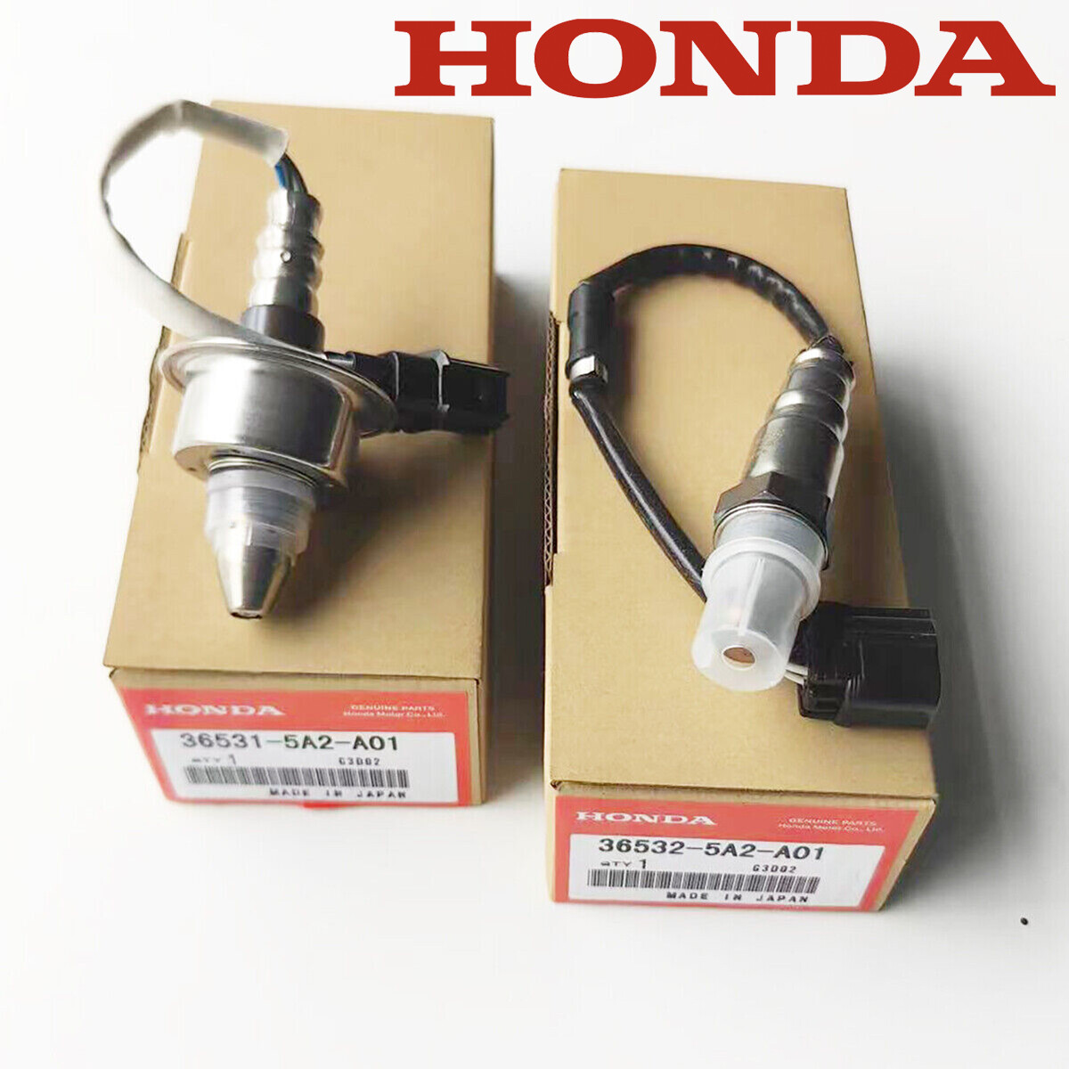 Honda OEM 36531/36532-5A2-A01 Up/Downstream Oxygen Sensor for 13