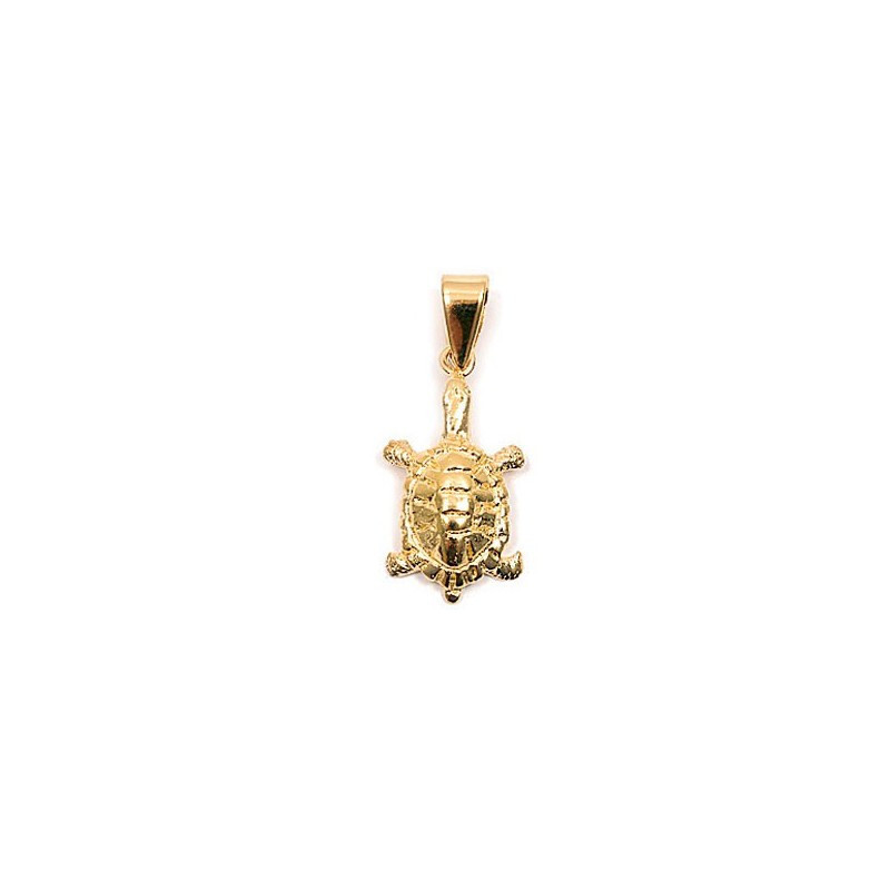 Pendentif tortue en plaqué or 750/000 à offrir pour un anniversaire unique