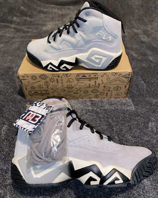 New Fila MB Basketball Shoes Paloma Gardenia Grey Black