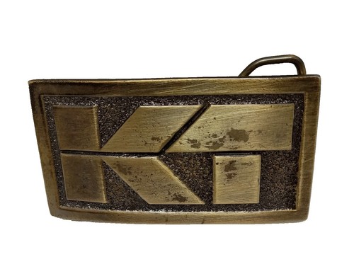 VTG MOD Glam Frog Gold Tone Statement Belt Buckle Great 