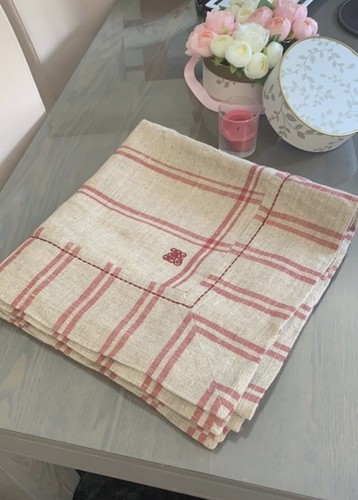 L Linen World Nappe carrée 100 % pur lin – 183