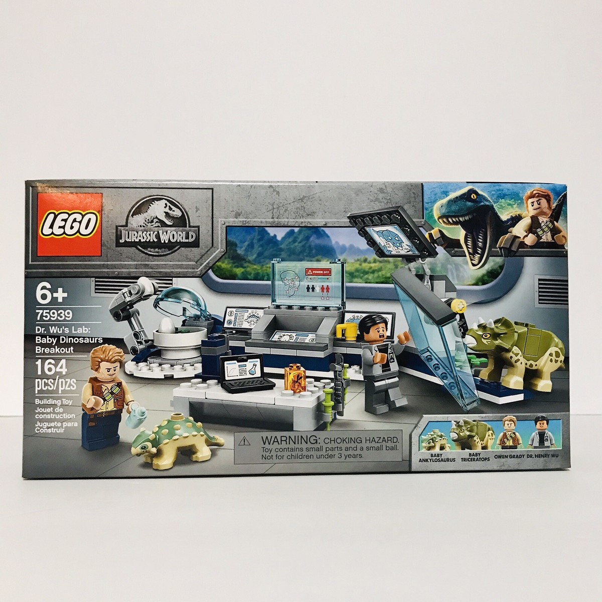 LEGO 75939 Jurassic World-Dr. Wu's Lab: BABY DINOSAURS BREAKOUT
