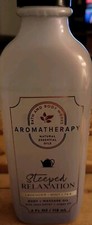 Bath  Body Works Steeped Relaxation Lavender Mint Tea Massage Body Oil 4 fl.oz